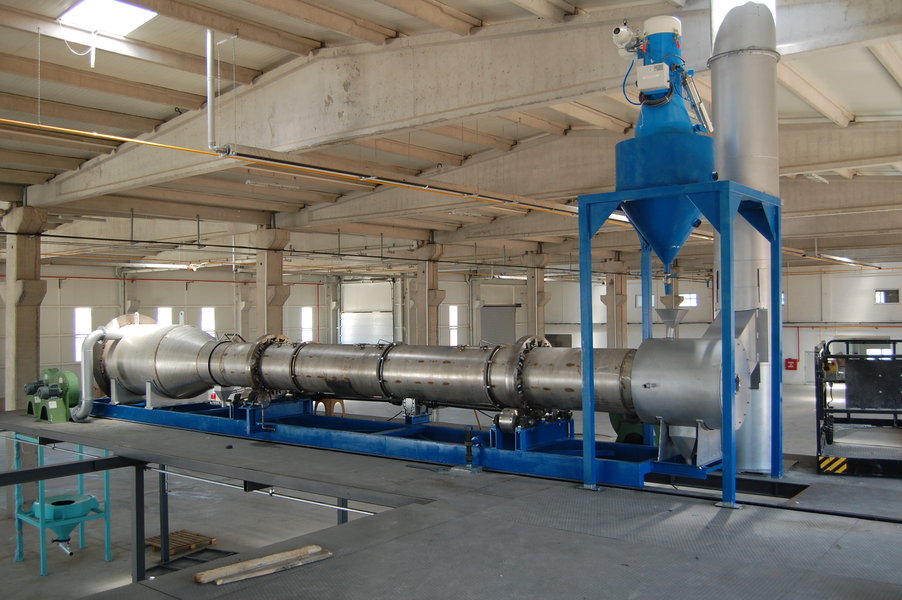 rotary industrial dryer