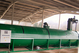 composting bioreactor for organic waste treatment