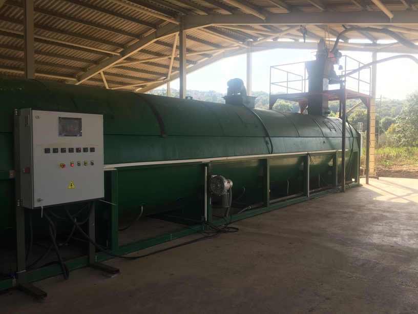 industrial waste composting machine