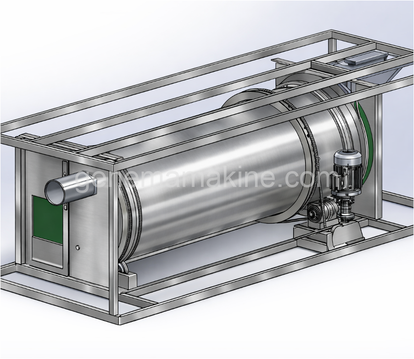 Commercial Composting Machine 3D Drawing Commercial Composting Machine 3D Drawing